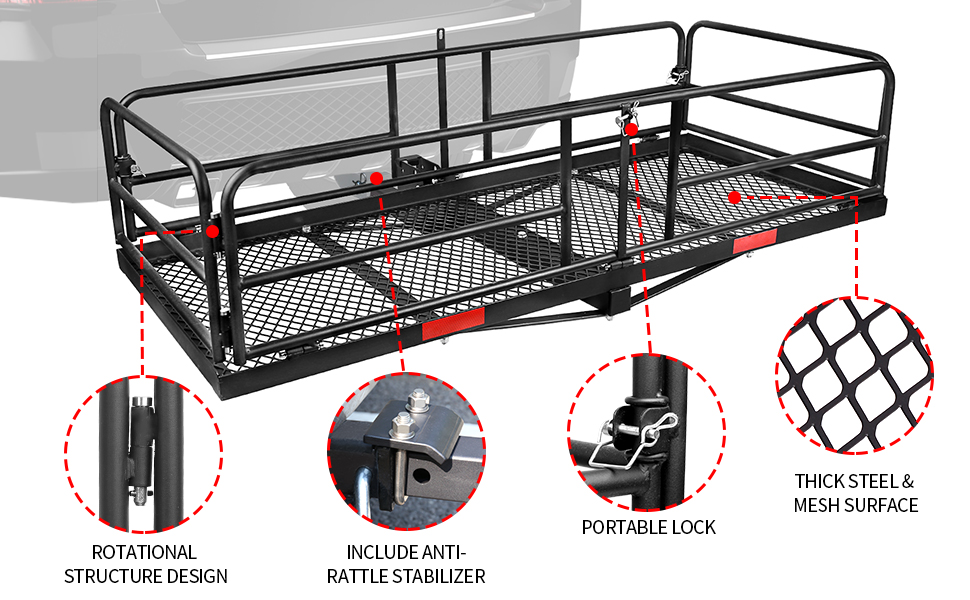 Folding-hitch-cargo-basket-carrier-with-high-sides-1